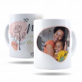 CANECA PERSONALIZADA COM FOTO 300ml Porcelana     