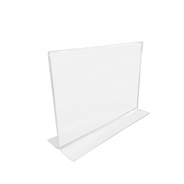 Displays de mesa T - A5 cristal 21cm x 15cm x 2mm    cód: ac2crdmta5