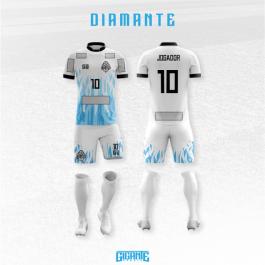 Kit diamante - 60 peças - 20 camisas - 20 shorts - 20 meiões Tecido dryfit premium  4x0   